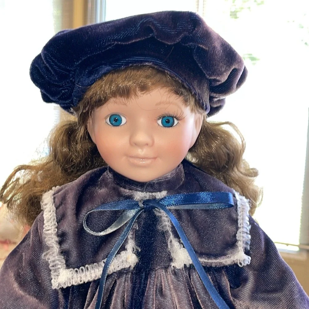 Avon Special Memories Skater with Ice Skates Doll Preloved